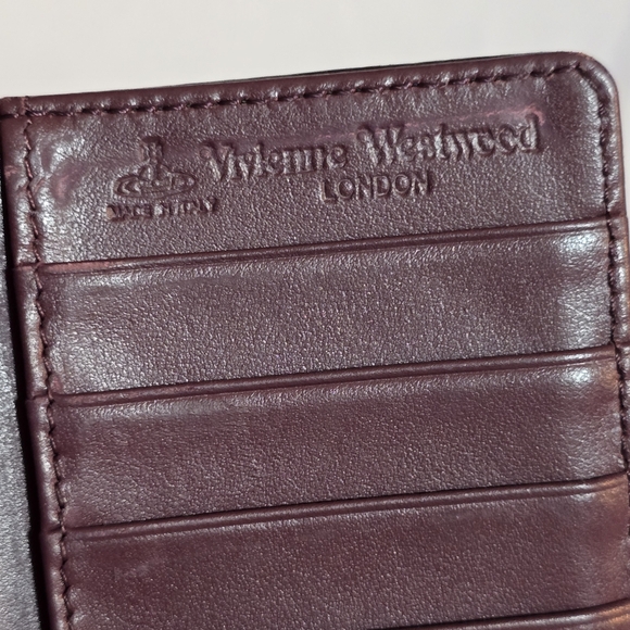 Vivienne Westwood Orb Fever Black Embossed Leather Continental Long Wallet - Picture 13 of 14